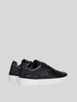 polys w clean leather lace up black sneakers 3