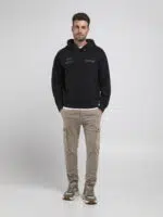 black hoody with patch
