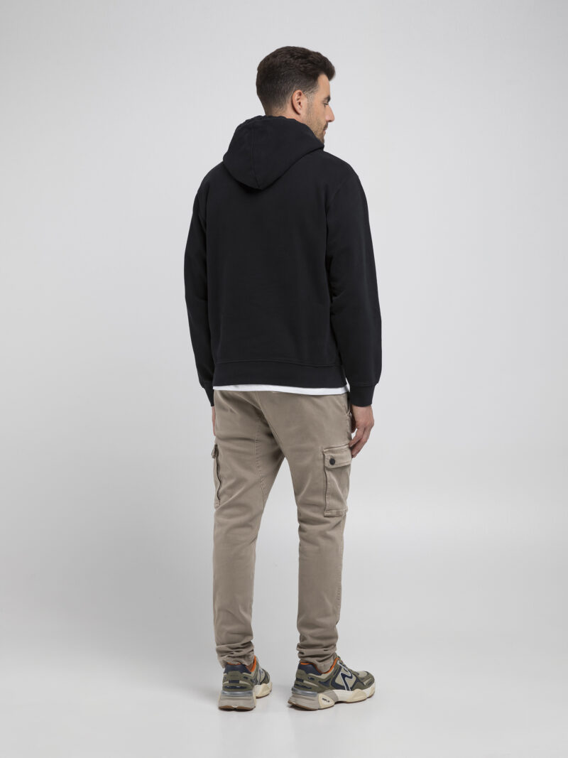 black hoody with patch