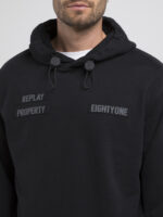 black hoody with patch