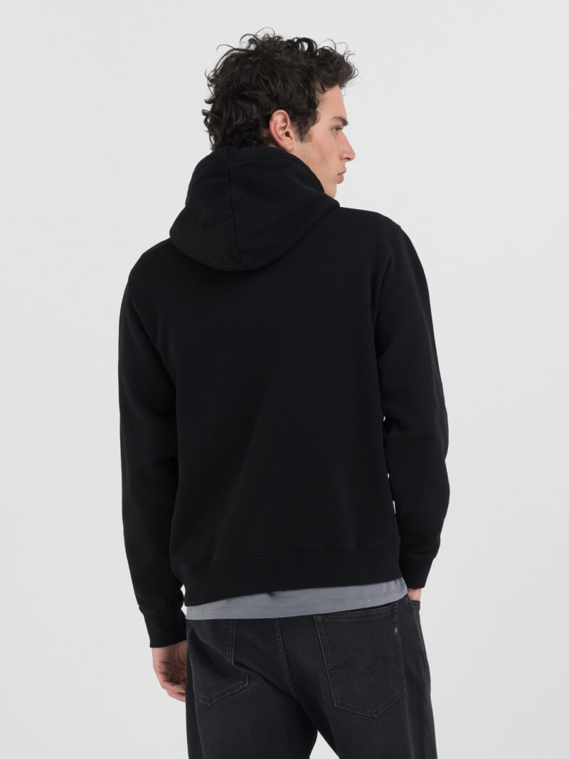 black dog print sweatshirt
