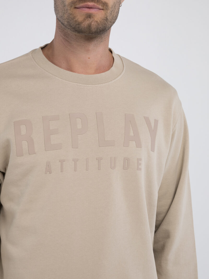 black regular fit crew neck sweatshirt (copy)