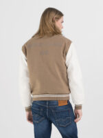 beaver varsity jacket with lettering