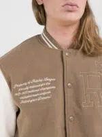 beaver varsity jacket with lettering