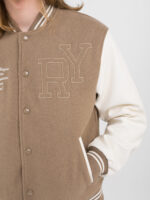 beaver varsity jacket with lettering