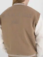 beaver varsity jacket with lettering