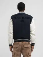beaver varsity jacket with lettering