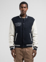 beaver varsity jacket with lettering