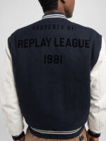beaver varsity jacket with lettering