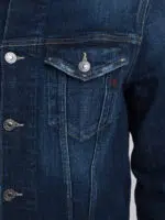 dark blue denim jacket