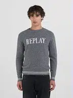 maglia black jacquard logo sweater (copy)