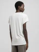 black boxy jersey t shirt with logo (copy)