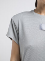 butter white boxy jersey t shirt with logo (copy)