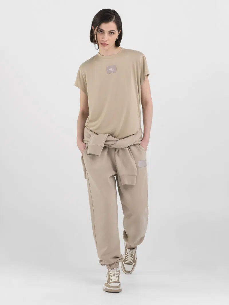 city grey boxy jersey t shirt with logo (copy)