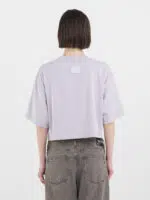 white cropped jersey t shirt with embroidery (copy)