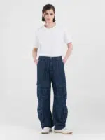 denim cargo trousers
