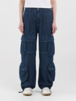 denim cargo trousers