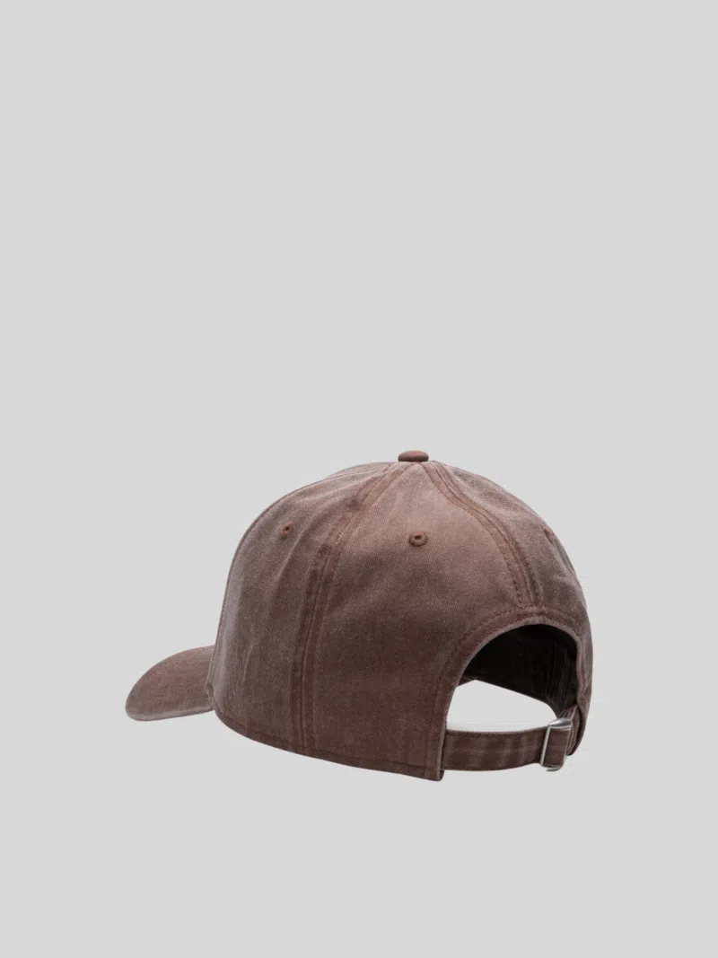 washed baseball partridge cap with lettering