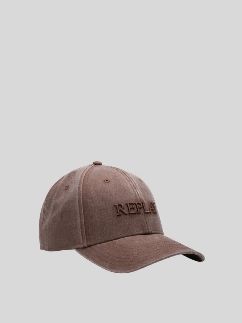washed baseball partridge cap with lettering