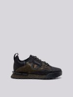 field speed camo black mil green lace up sneakers