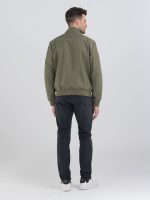 light military poly cotton satin jacket