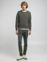 military green 10.5 oz bull hyperflex stretch denim anbass slim jeans