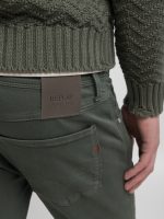 military green 10.5 oz bull hyperflex stretch denim anbass slim jeans