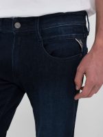 dark blue 10 oz dark indigo power stretch anbass slim fit jeans