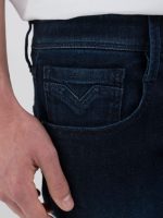 dark blue 10 oz dark indigo power stretch anbass slim fit jeans