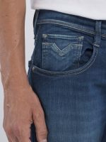 medium blue 11.5 oz hyperflex green cast denim anbass slim jeans