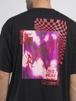 white crew neck printed jersey t shirt (copy)