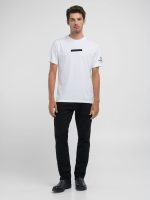 white jersey t shirt with lettering