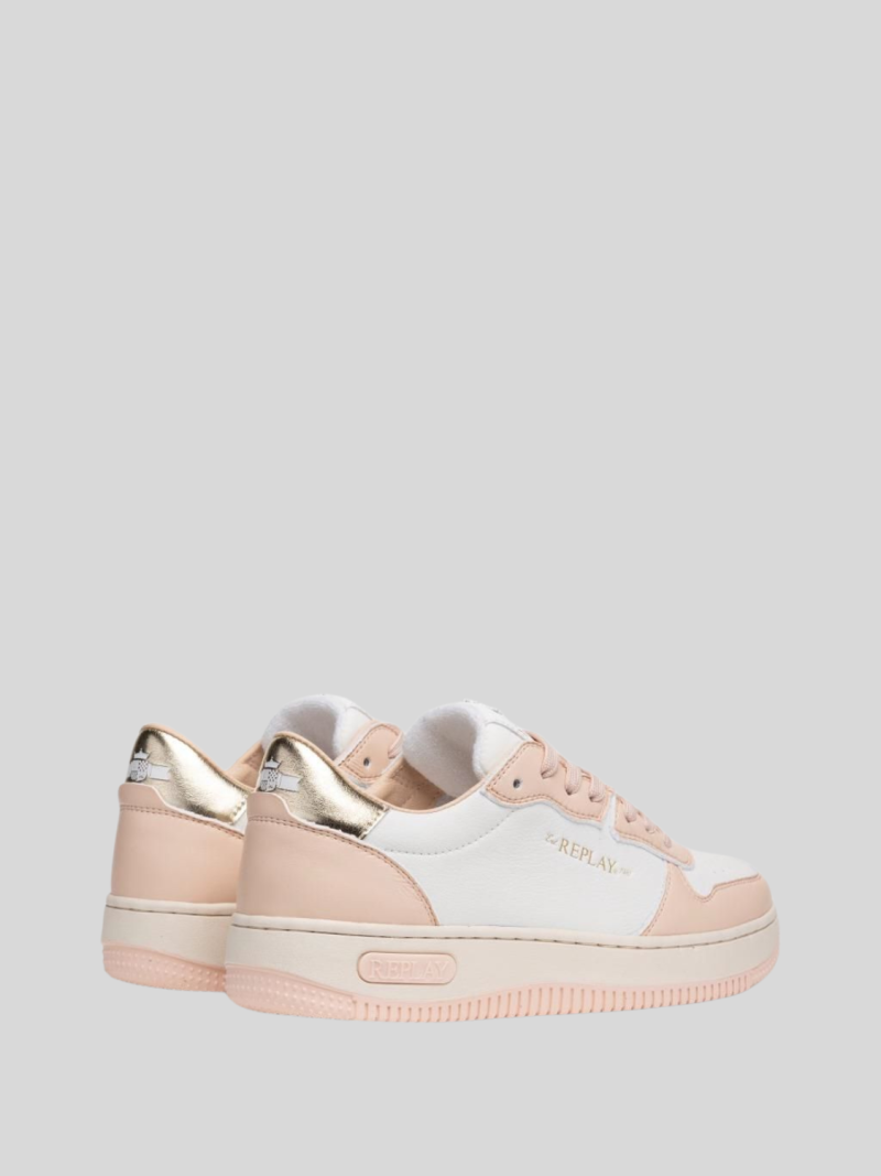 epic fine pink white sneakers
