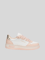 epic fine pink white sneakers