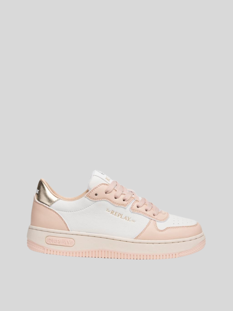 epic fine pink white sneakers
