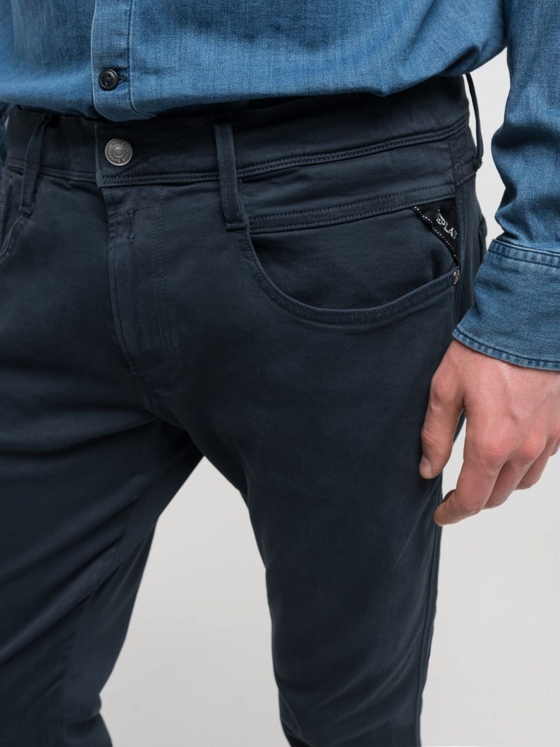 blue anbass slim 11.5 oz hyperflex stretch denim