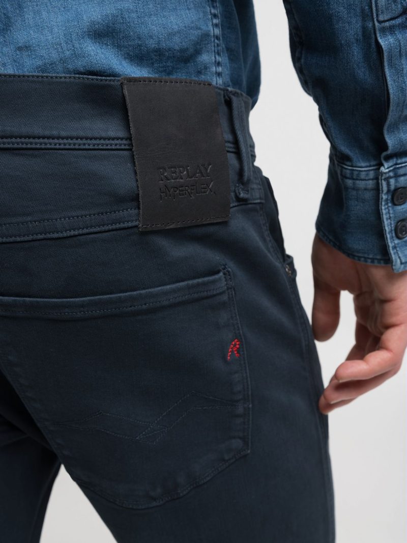 blue anbass slim 11.5 oz hyperflex stretch denim