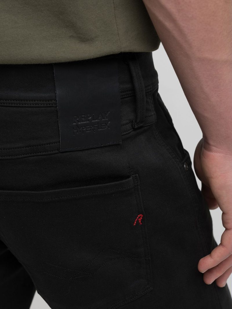military green anbass slim 10.5 oz bull hyperflex stretch denim (copy)