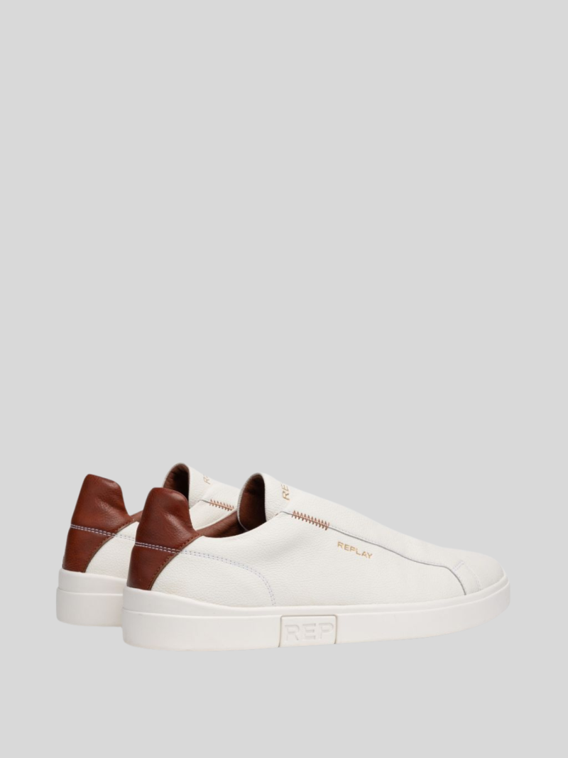 polys m cross off whisuede slip on sneakers