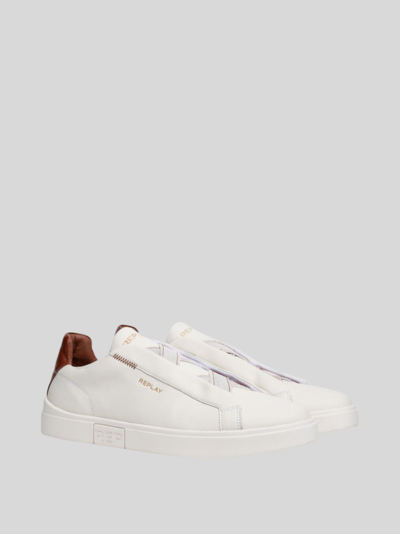 polys m cross off whisuede slip on sneakers