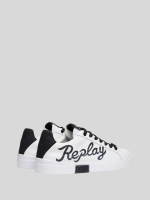 polys w write white black sneakers