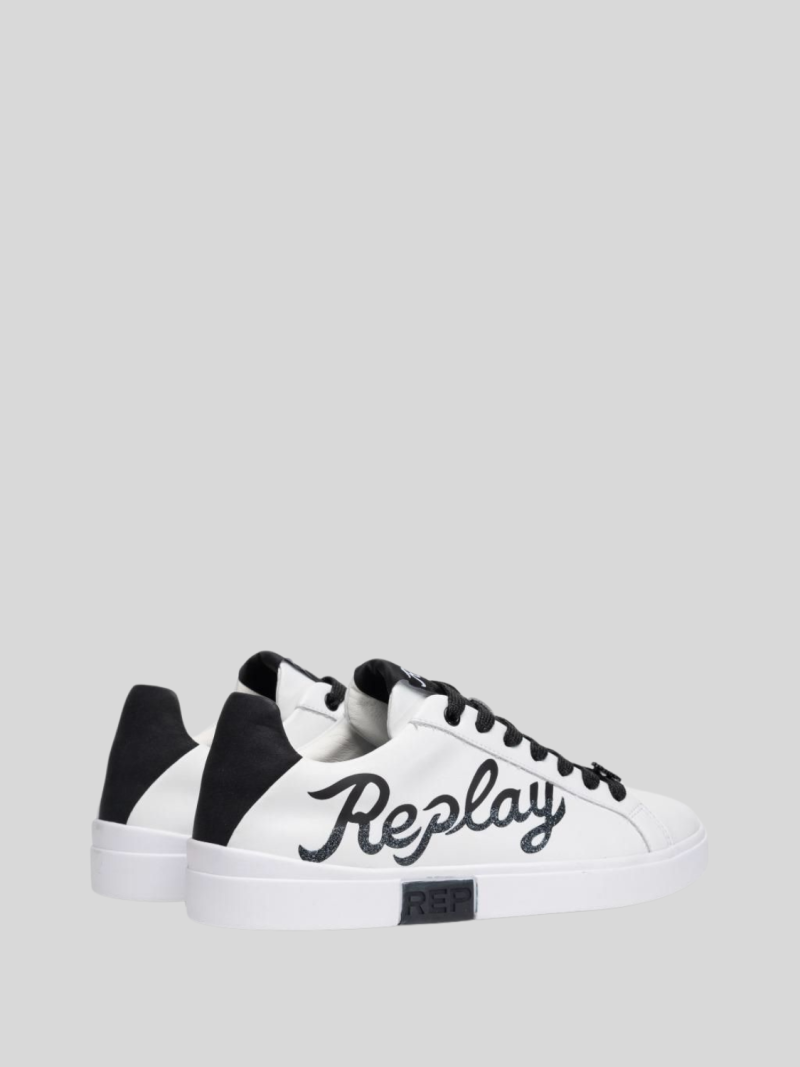 polys w write white black sneakers