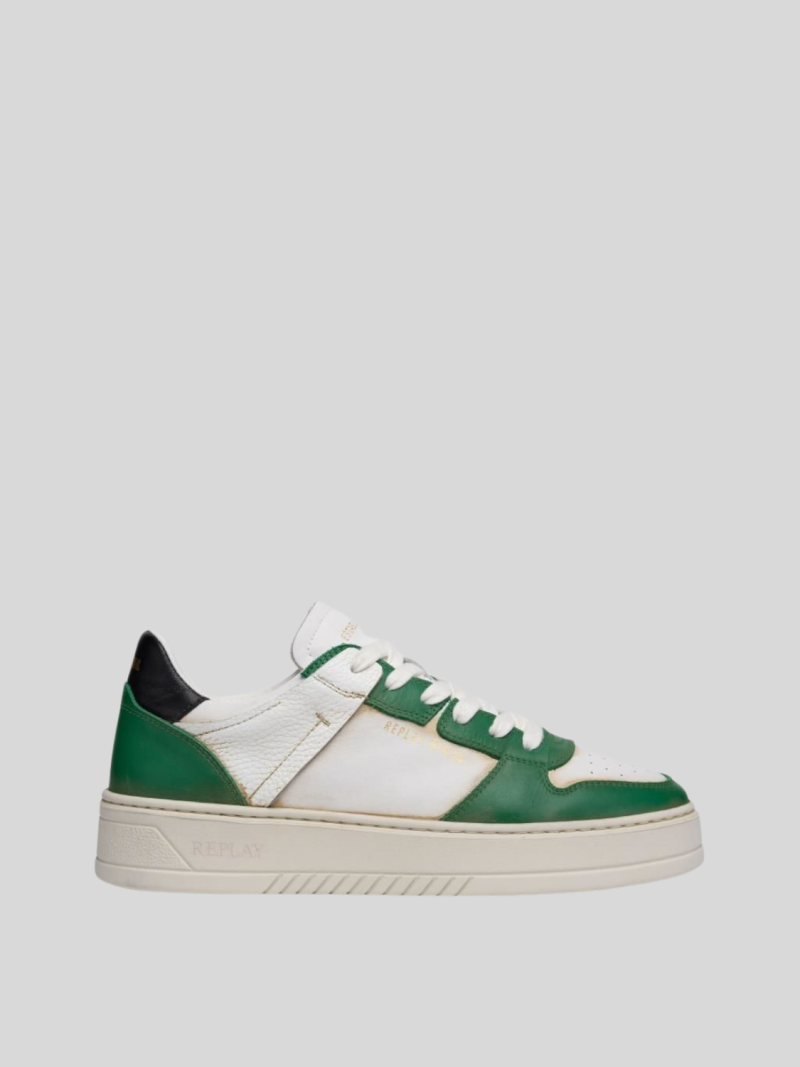 sbam double green white sneakers