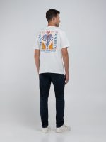 jersey t sersey t shirt with print on chest