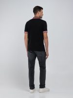 navy polo shirt with red detail (copy)