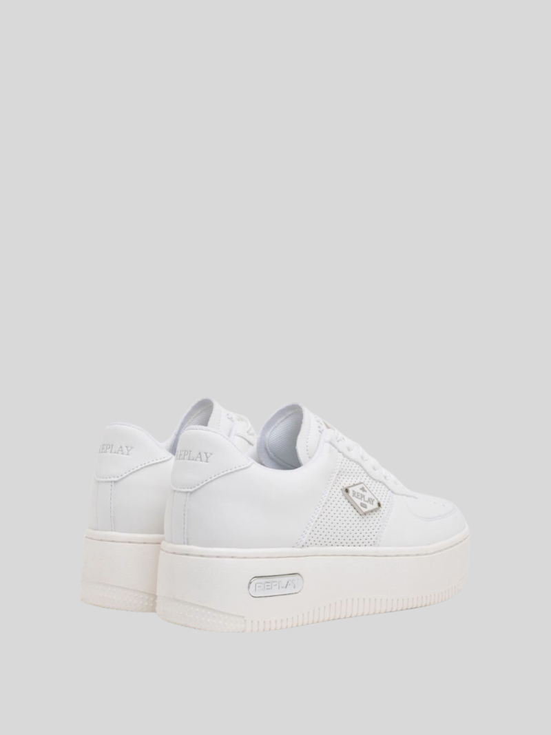 epic high total white sneakers