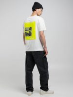 black cotton t shirt with lettering (copy)