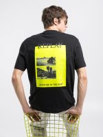 black cotton t shirt with lettering (copy)