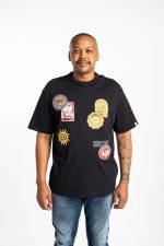 black t shirt with photo print (copy)