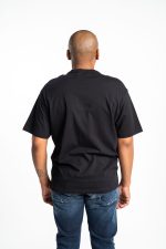black cotton t shirt with photo print (copy)